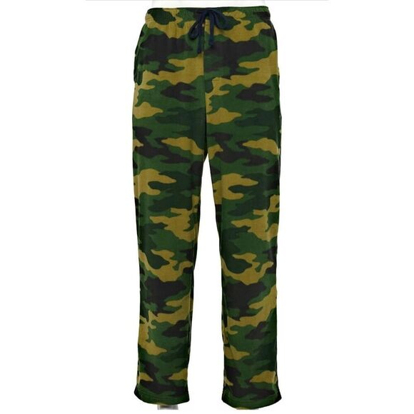 Men’s Microfleece Sleep Pants w/Pockets Size 1XB Pajamas Soft Comfortable NWT - Picture 1 of 8